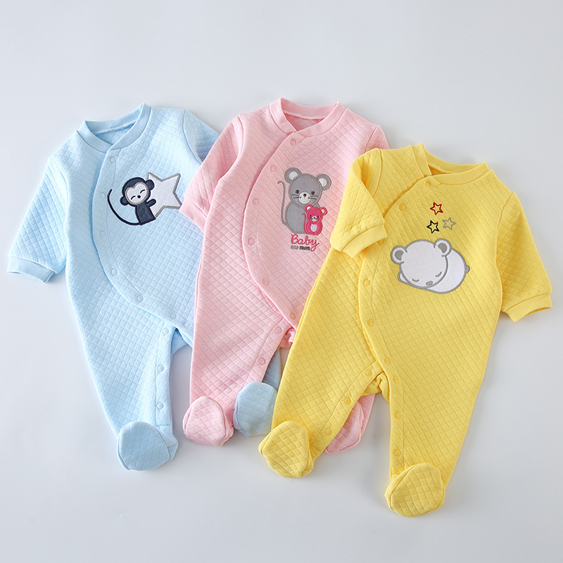 Bông Rompers Quần Áo Sơ Sinh D - đánh giá và giá Baby Sleep Suit