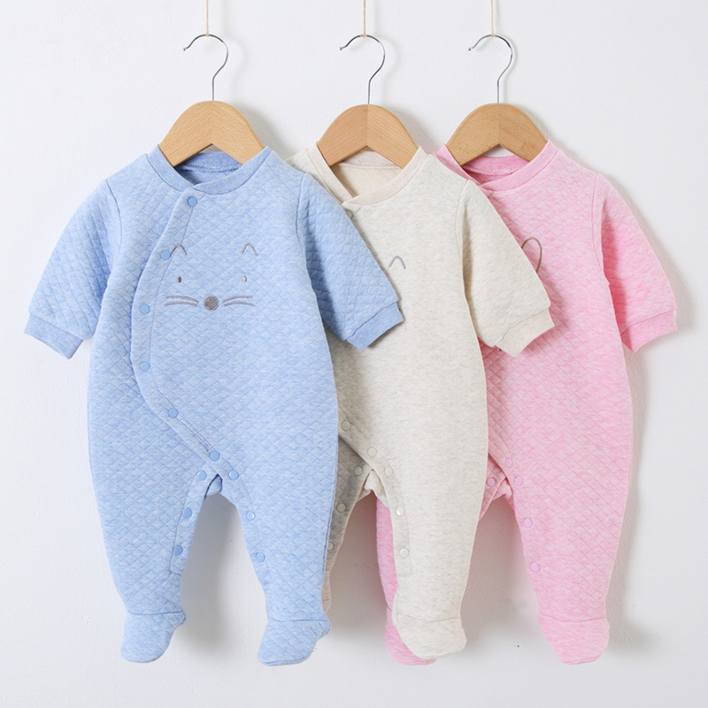 Bông Rompers Quần Áo Sơ Sinh D - đánh giá và giá Baby Sleep Suit