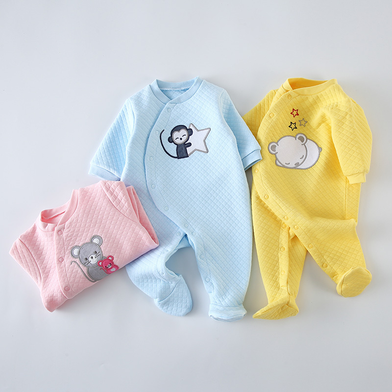 Bông Rompers Quần Áo Sơ Sinh D - đánh giá và giá Baby Sleep Suit