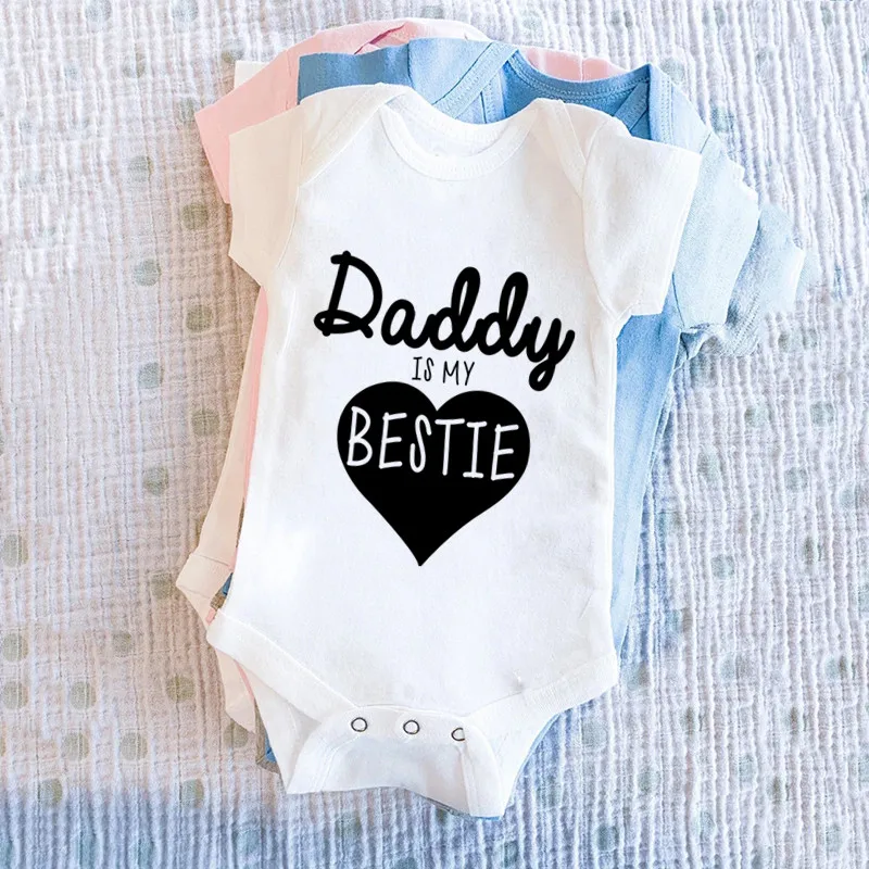 Daddy Is My Bestie Cute Baby B - đánh giá và giá Baby Sleep Suit