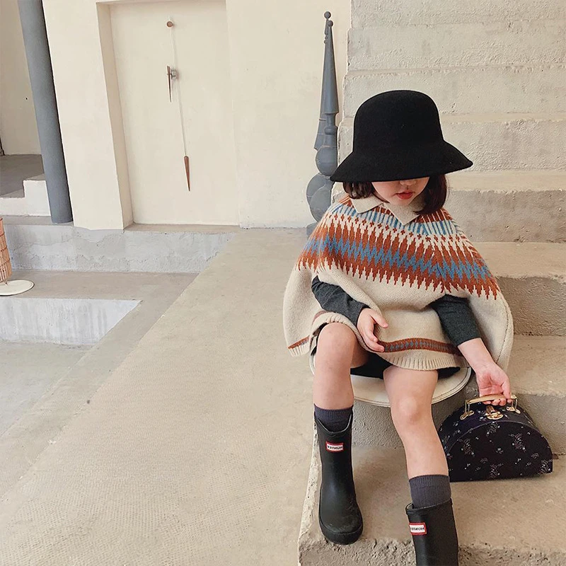 Girls' Cape New Korean Childre - đánh giá và giá Baby Clothing Knitting Patterns