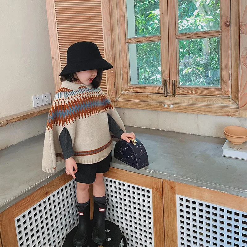 Girls' Cape New Korean Childre - đánh giá và giá Baby Clothing Knitting Patterns