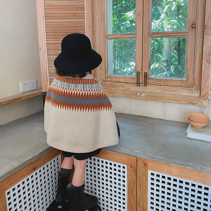 Girls' Cape New Korean Childre - đánh giá và giá Baby Clothing Knitting Patterns