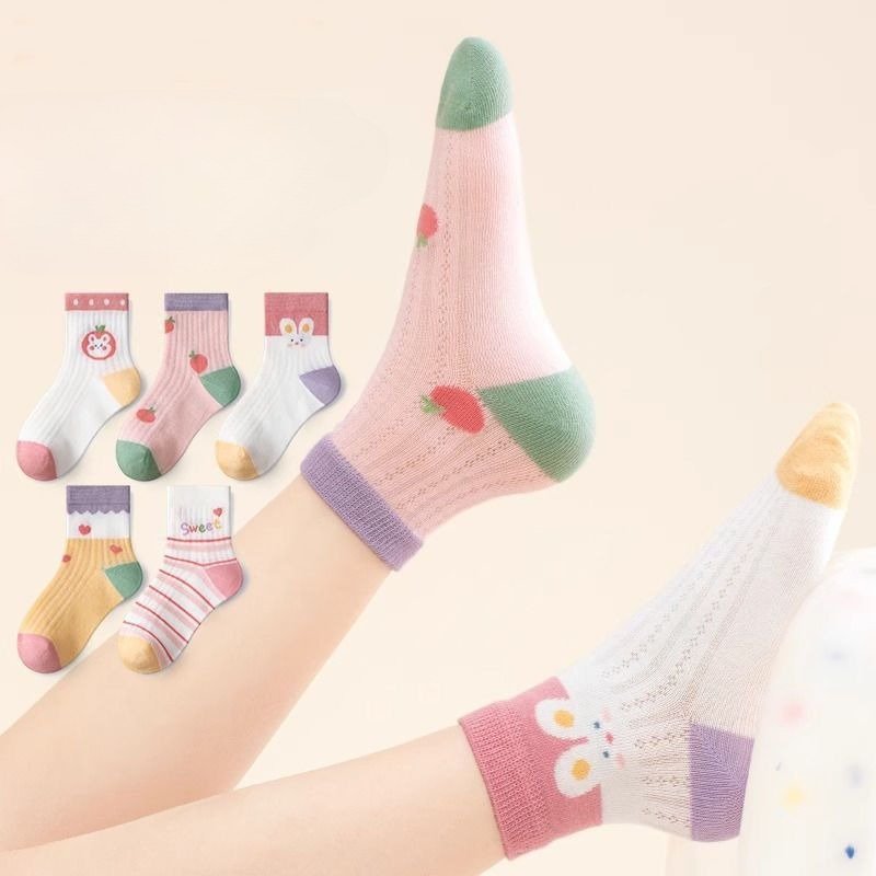 Kids Socks 5 Pairs/Lot Spring  - đánh giá và giá Baby Clothing Knitting Patterns