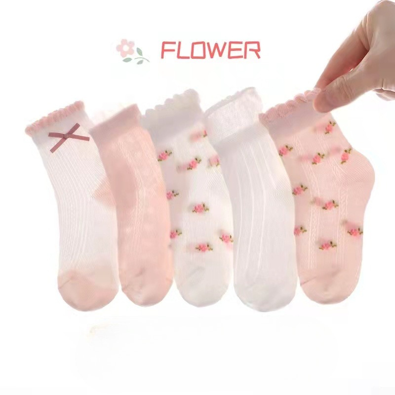 Girls Socks Cute Flowers Patte - đánh giá và giá Baby Clothing Knitting Patterns