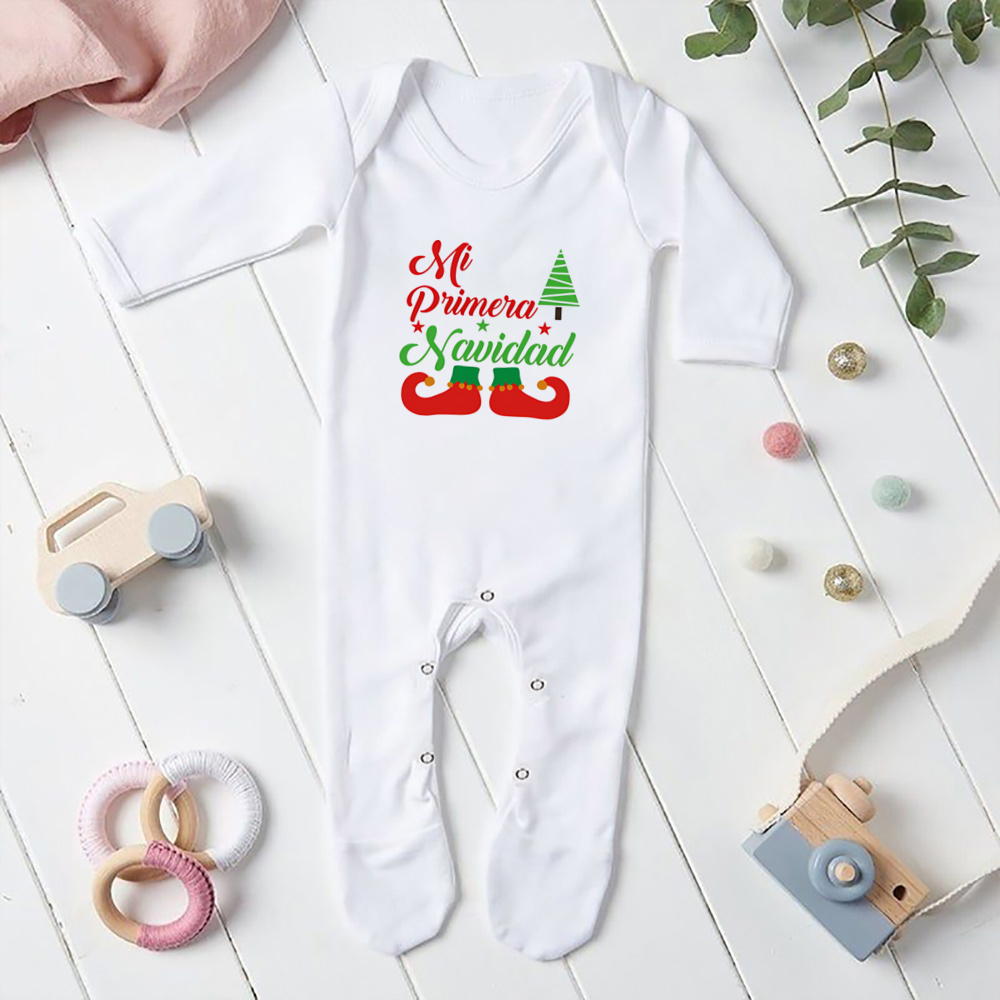Mi Primera Navidad Print Baby  - đánh giá và giá Baby Sleep Suit